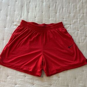 Nike men's Red Athletic Shorts